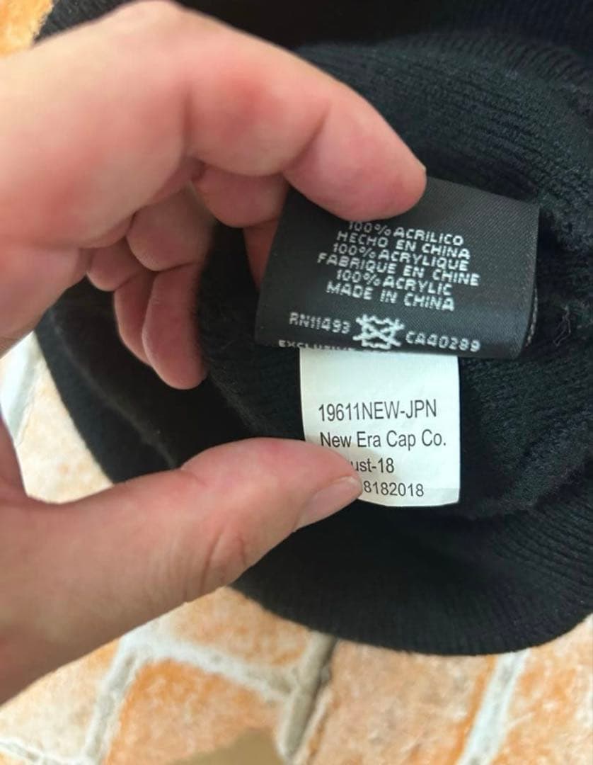 【最終価格】supreme 18aw ボックスロゴ ビーニー　ブラック