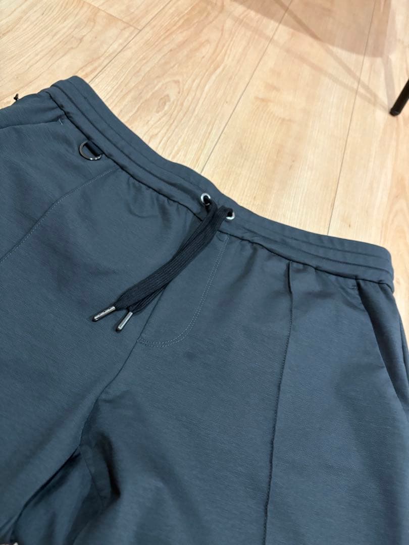 MOVB Duplex Cotton スリムトラベル ジョガー グレー　干場