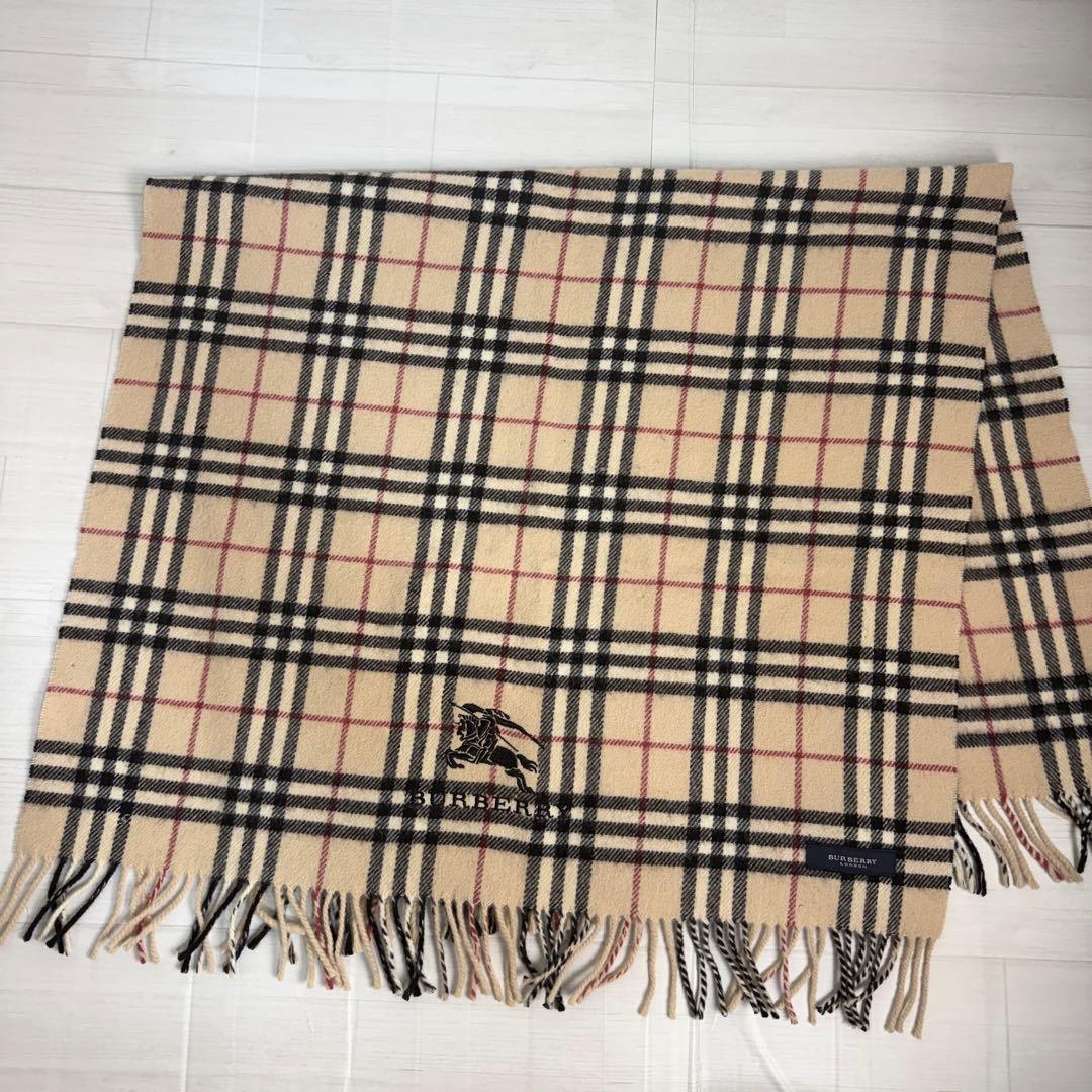 【大判】 BURBERRY バーバリー ノヴァチェック マフラー ストール