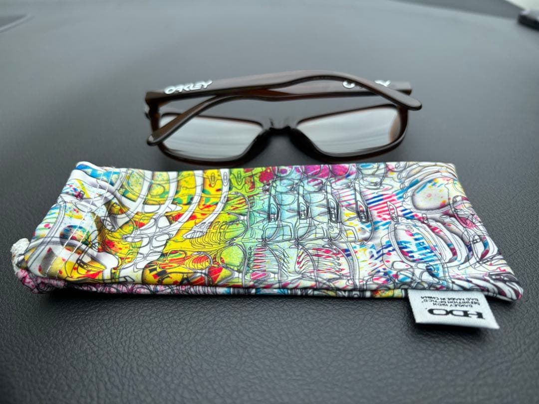 OAKLEY サングラス フロッグスキン FROGSKINS ブラウン　度なし