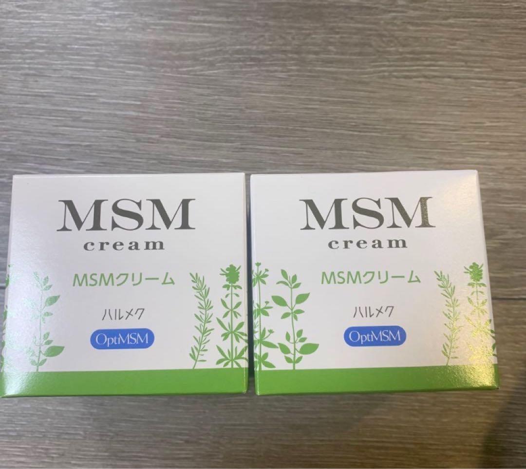 ハルメクMSMクリーム　140g×2個