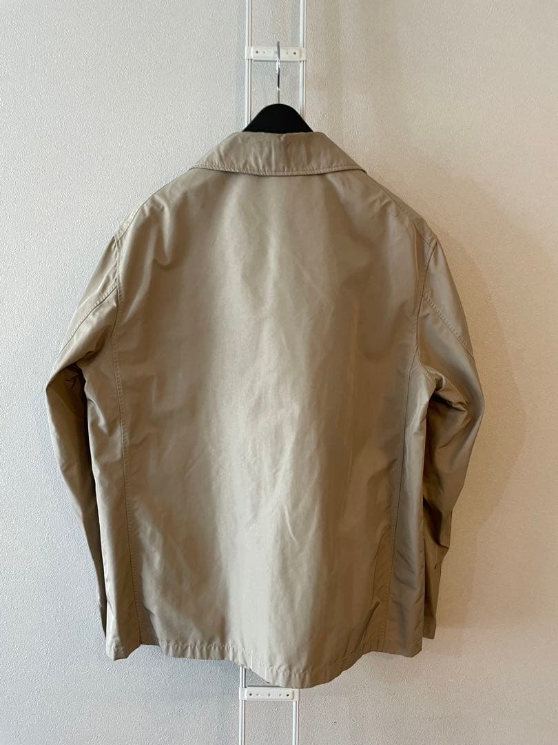 JIL SANDER ナイロンテーラードジャケット【ベージュ】【L】