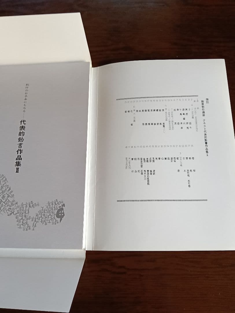 動書制作講座　ガイダンス　字典　代表的動書作品集　「Ⅰ」「Ⅱ」　書道　貴重品