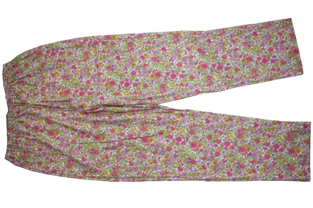 【新品】リバティ LIBERTY fabric秋冬物総柄パジャマ（L)日本製A