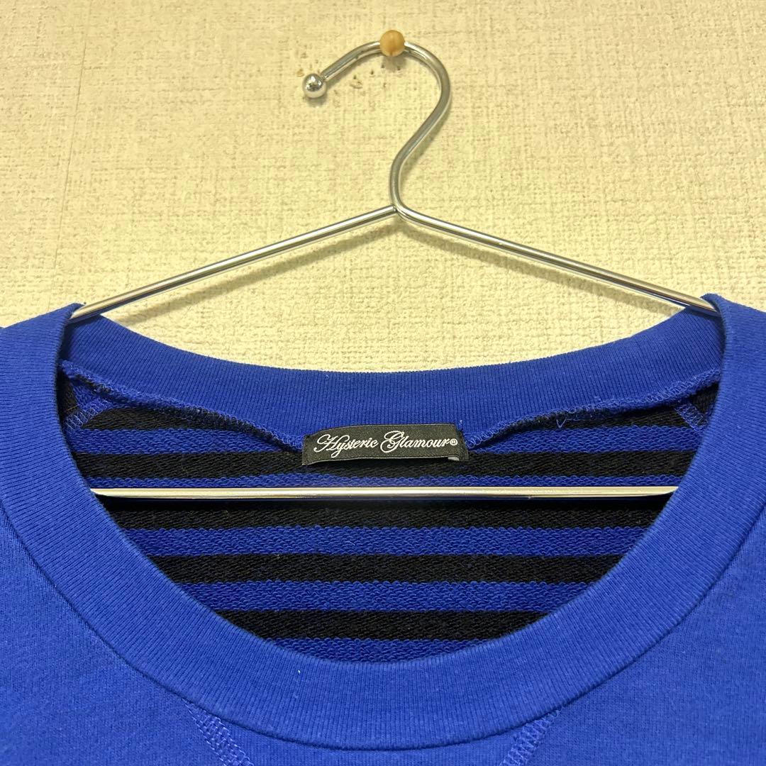 ★大人気デザイン★ ヒステリックグラマー ニット　tシャツ ヒスガール　ブルー