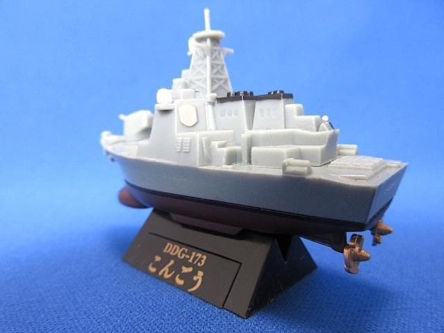 海洋堂　カプセルQミュージアム　デフォルメシリーズ　戦艦大和、武蔵等　9種