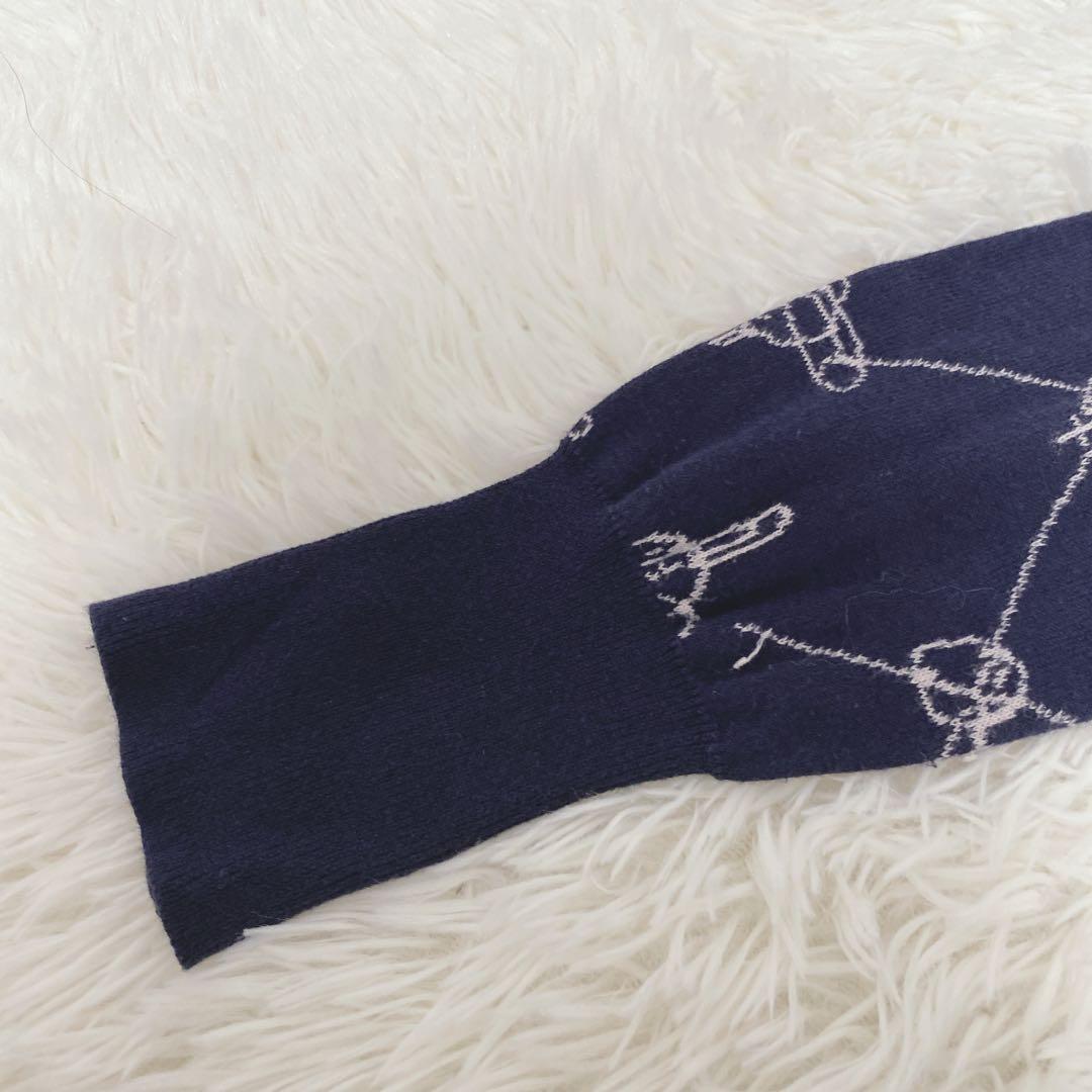 希少 ヴィヴィアンウエストウッド オーブ総柄カーディガン オーブボタン 刺繍入り