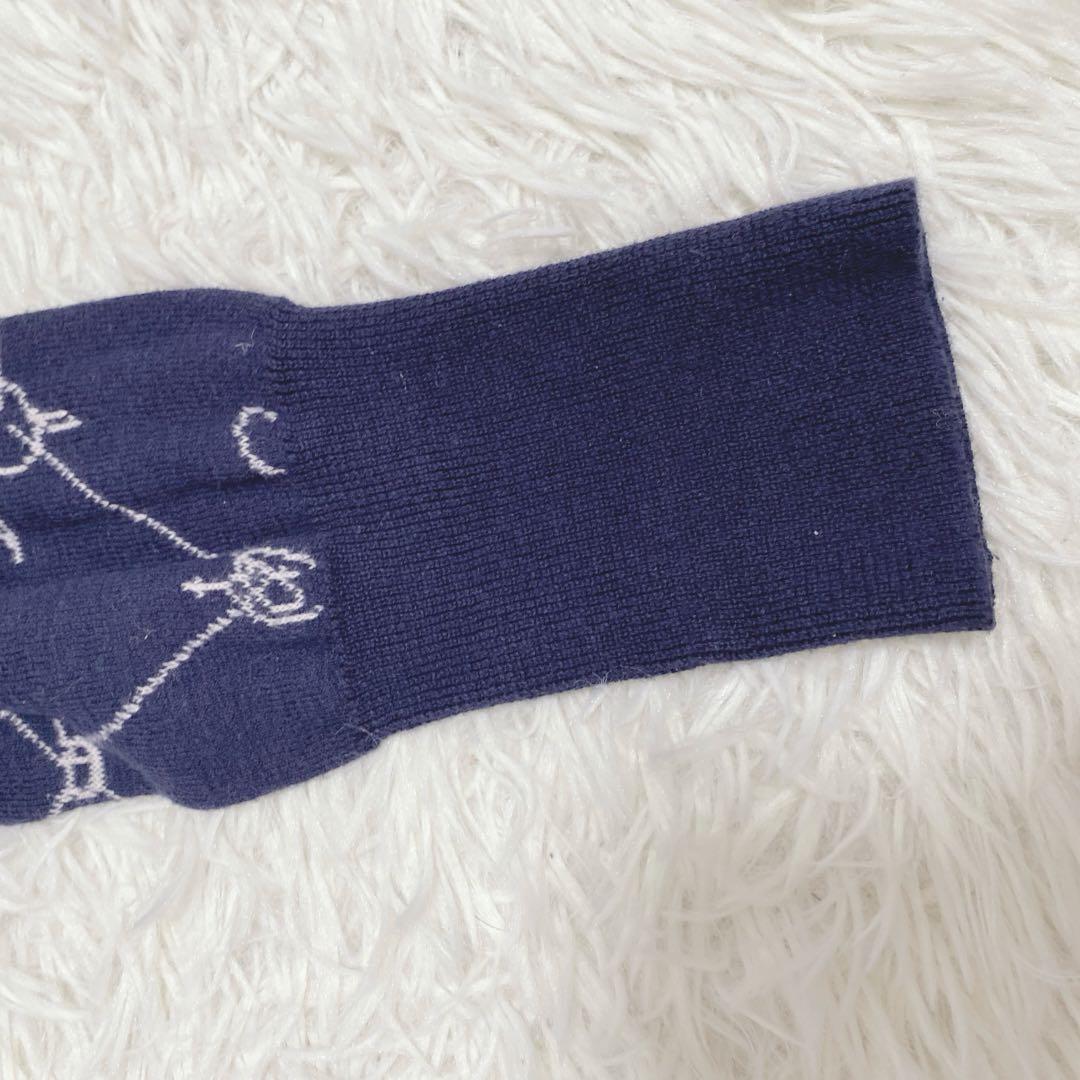 希少 ヴィヴィアンウエストウッド オーブ総柄カーディガン オーブボタン 刺繍入り