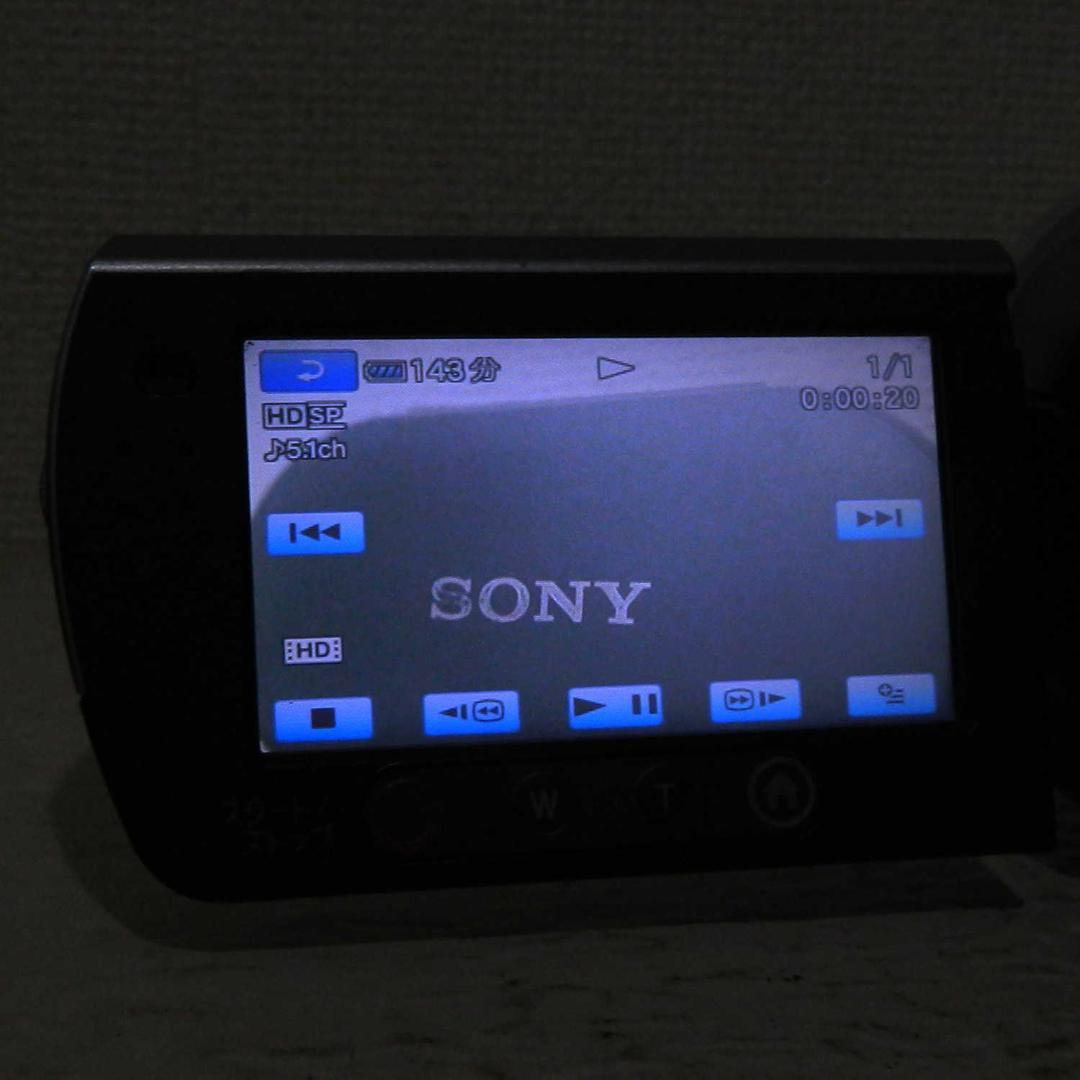 動作品 Sony HDR-SR7 フルHD 60GB HDD 光学10倍ズーム
