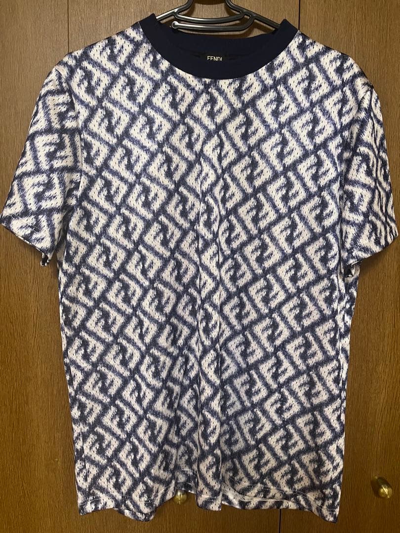 フェンディ☆FF柄 メッシュTシャツ 総柄