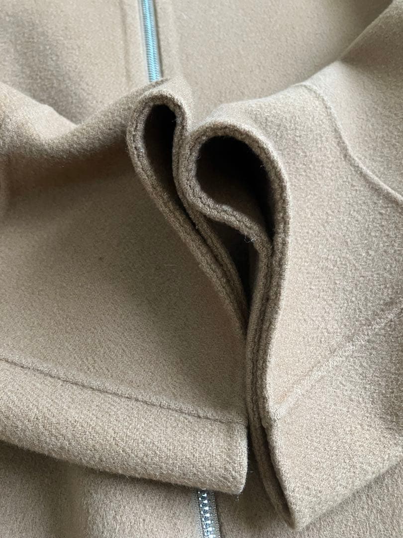 S MaxMara キャメルフードコート
