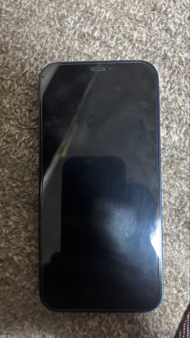 iPhone12ブルー　箱あり　美品