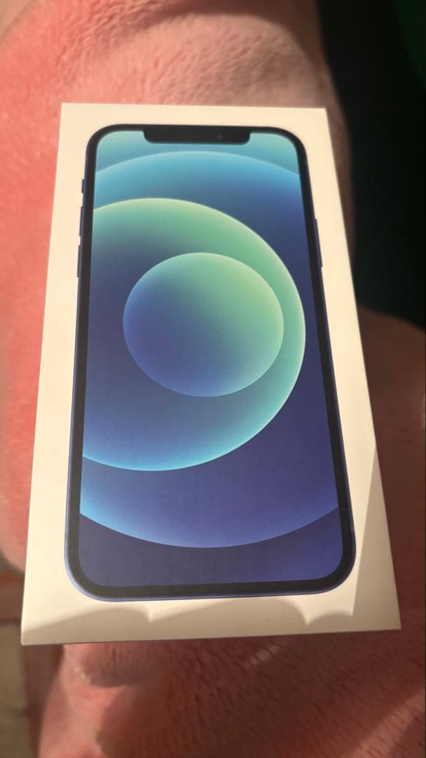 iPhone12ブルー　箱あり　美品