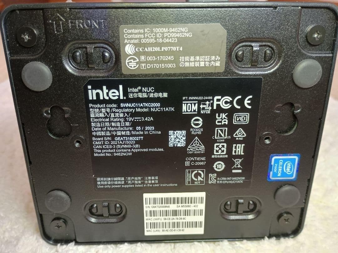 【✨超美品✨】Intel NUC11ATKC2 完成品+ Office 2024