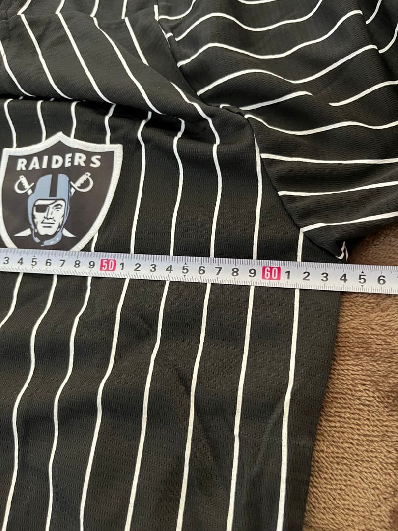 RAIDERS ストライプ 野球ユニフォームXL