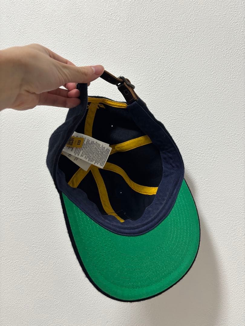 Polo ネイビー P刺繍キャップ