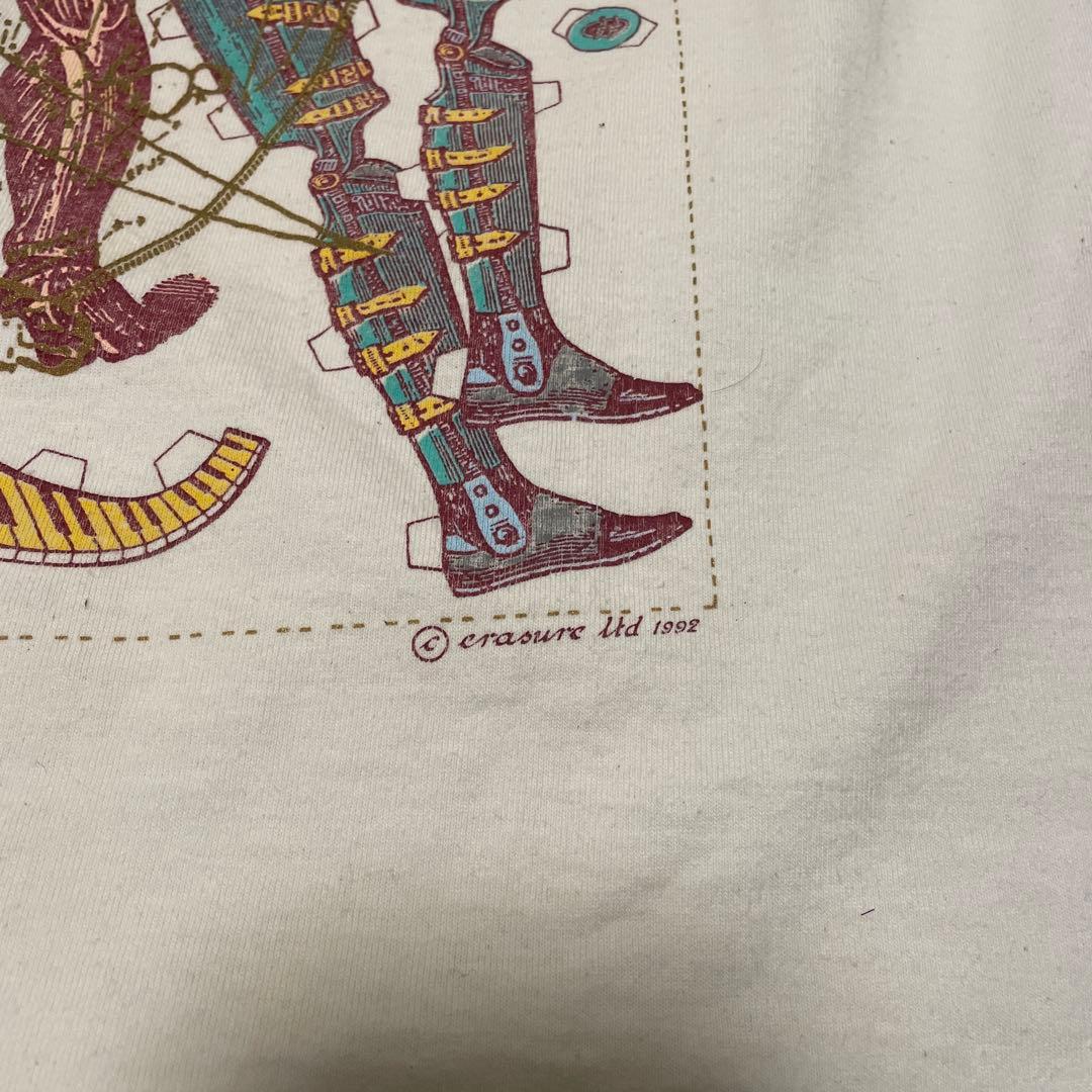 金*宮様 イレイジャー Erasure バンド テクノ Tシャツ XL grea
