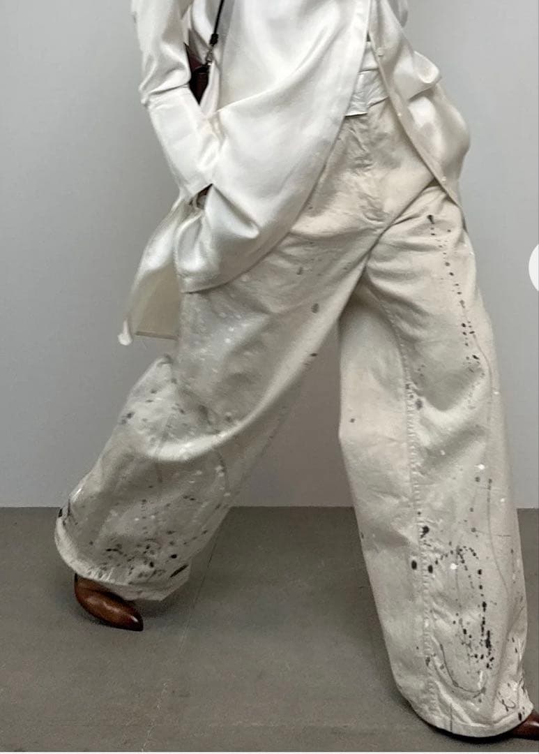 パンツ CHIEKO+ marvelt painted pants 36
