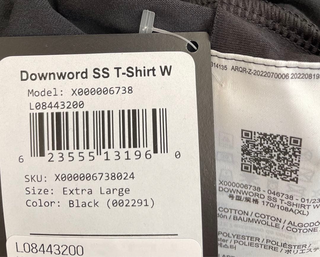 Downword SS T-Shirt W ダウンワード アークテリクス