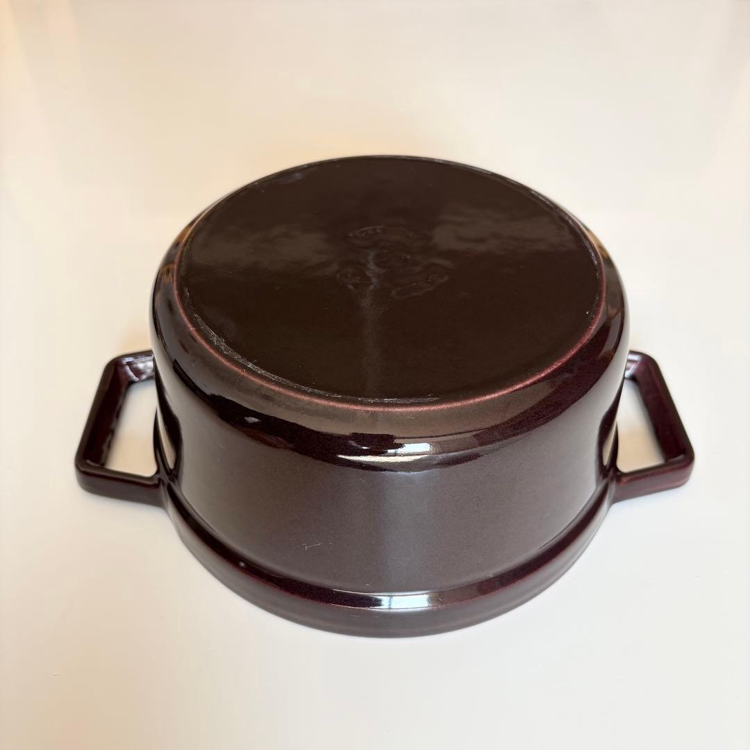 STAUBストウブ ピコ ココット ラウンド ダークブラウン 20cm 2.2L