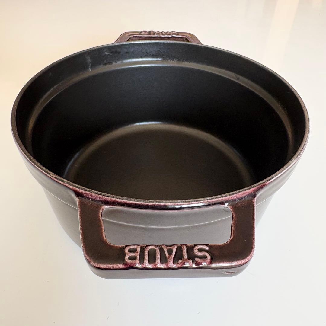 STAUBストウブ ピコ ココット ラウンド ダークブラウン 20cm 2.2L