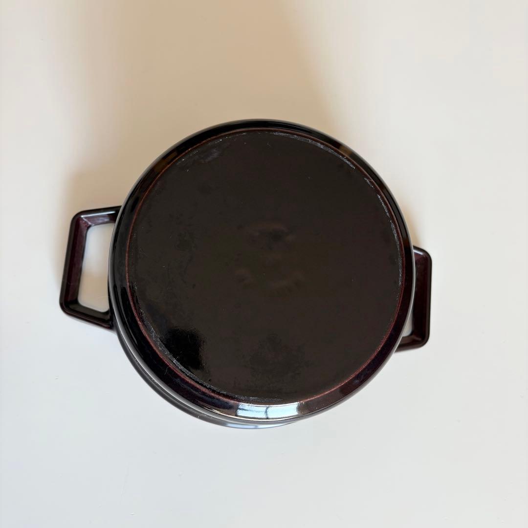 STAUBストウブ ピコ ココット ラウンド ダークブラウン 20cm 2.2L
