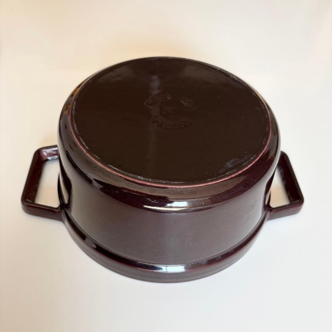 STAUBストウブ ピコ ココット ラウンド ダークブラウン 20cm 2.2L