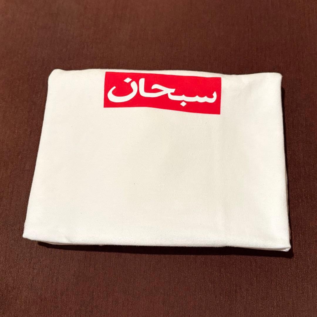 supreme Arabic Box Logo Tee L 白　アラビック