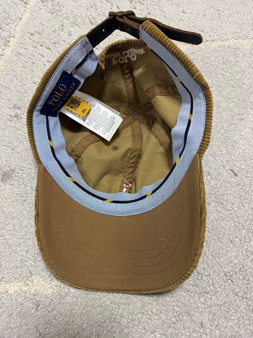 【Sun】Ralph Lauren ワンポイントコーデュロイ キャップ