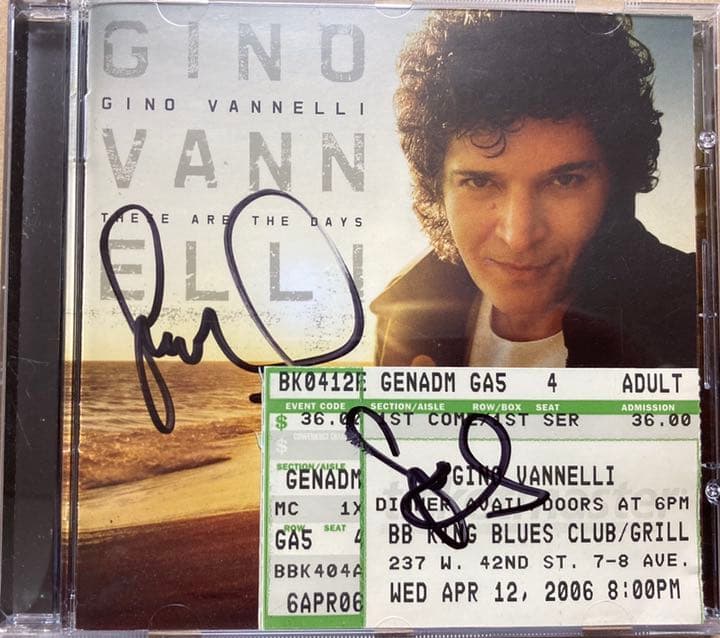 【サイン入り】Gino Vannelli “These Are The Days