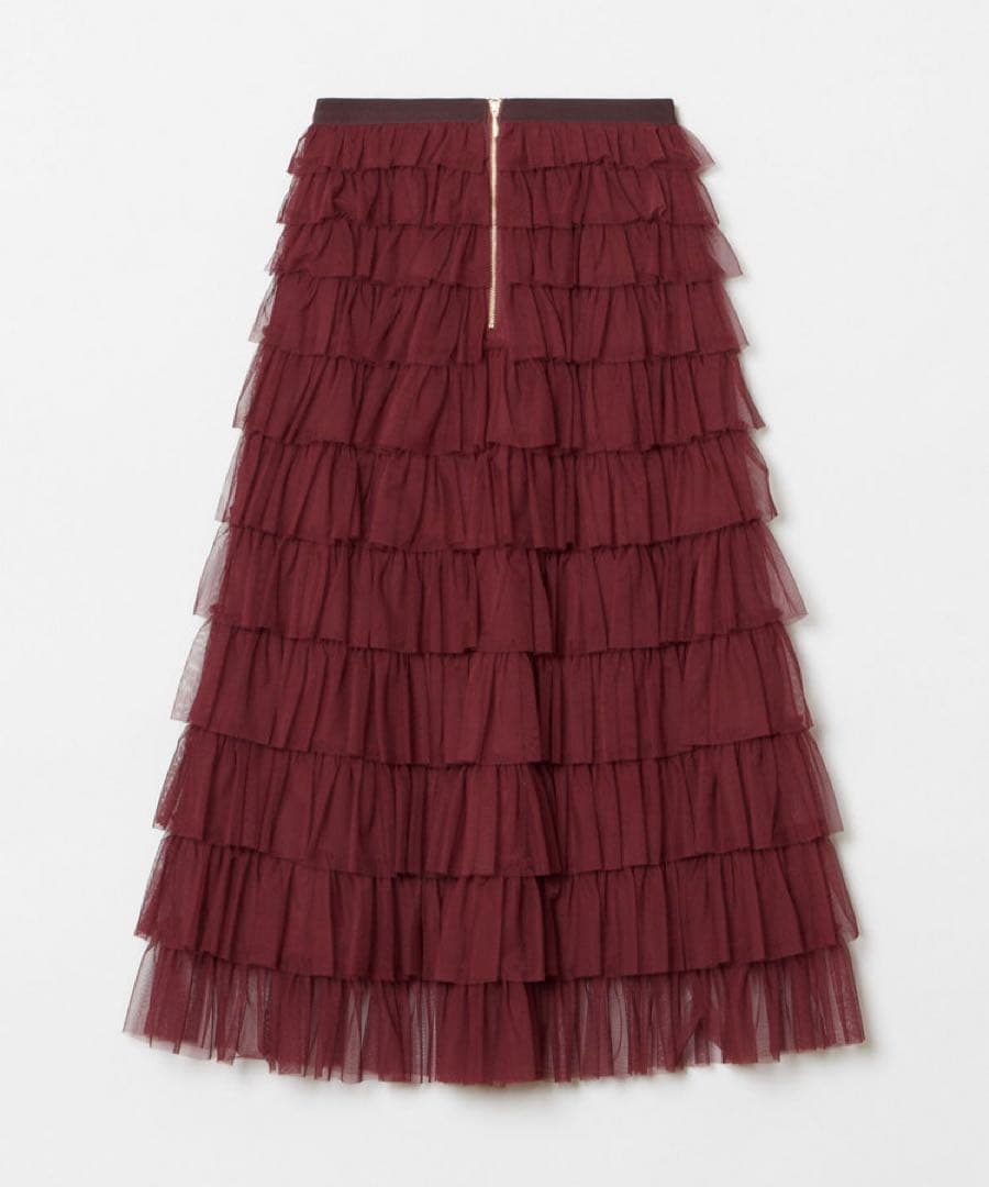 【LOULOU WILLOUGHBY】ティアードチュールスカート ￥41,800