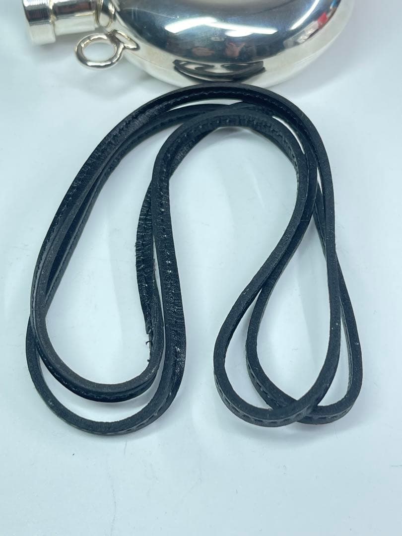 HERMES (エルメス )925スキットルウイスキーボトル