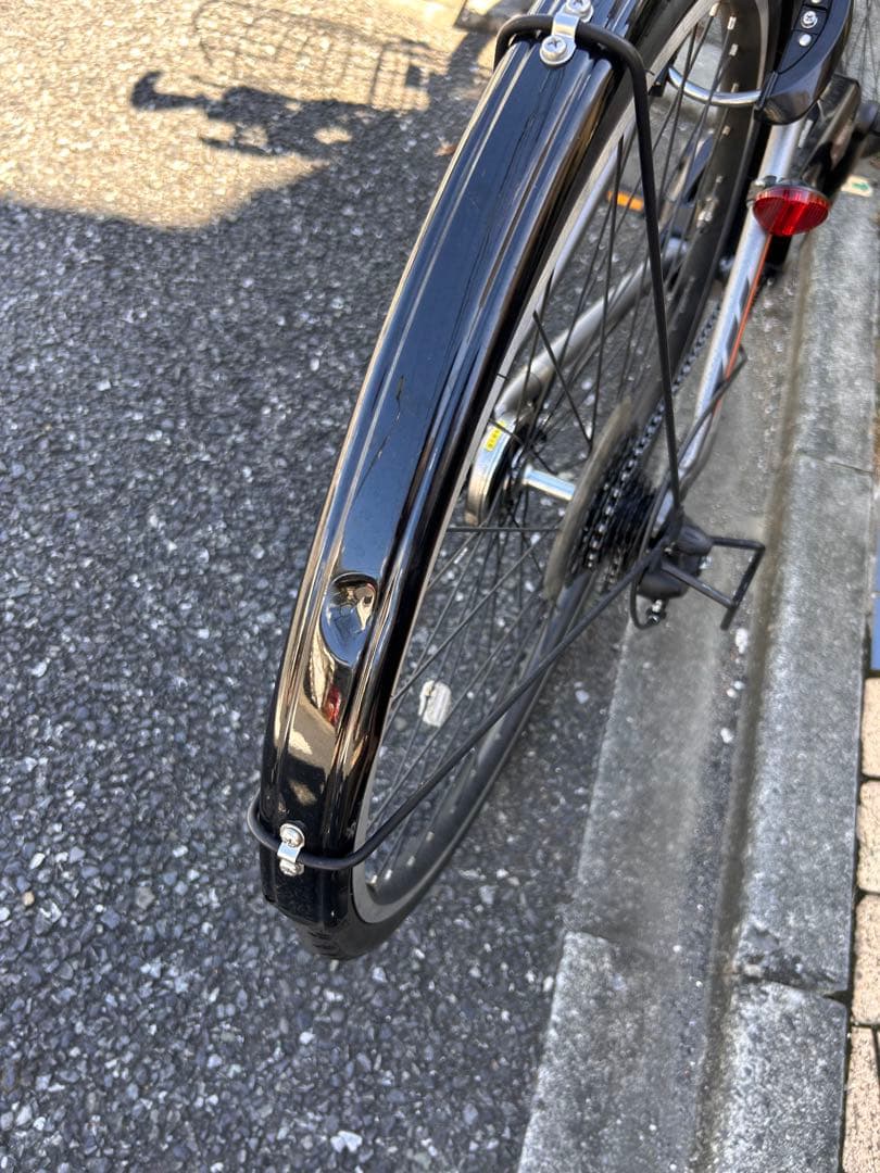 「美品」ブリヂストン 電動アシスト自転車 グレー