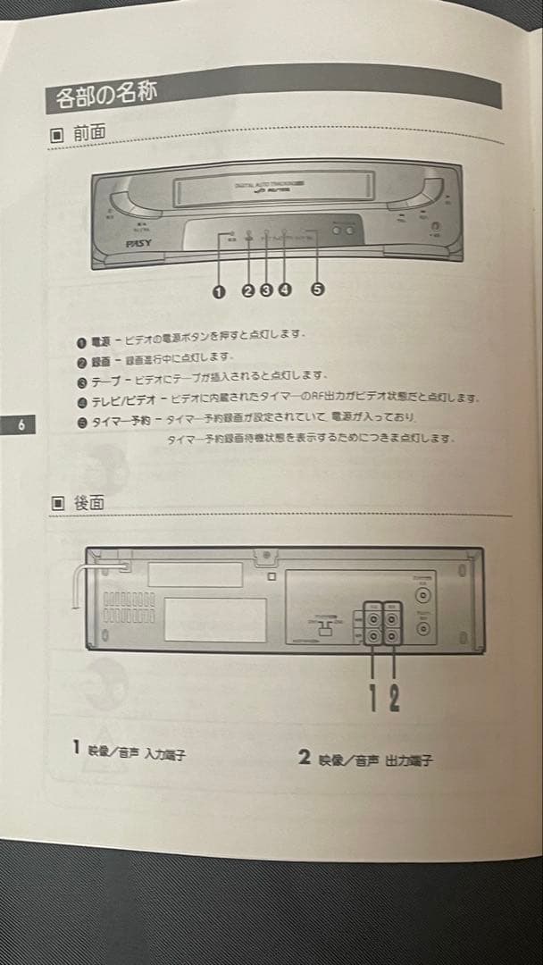 ビデオデッキ PASY AN-21MV VHSレコーダー
