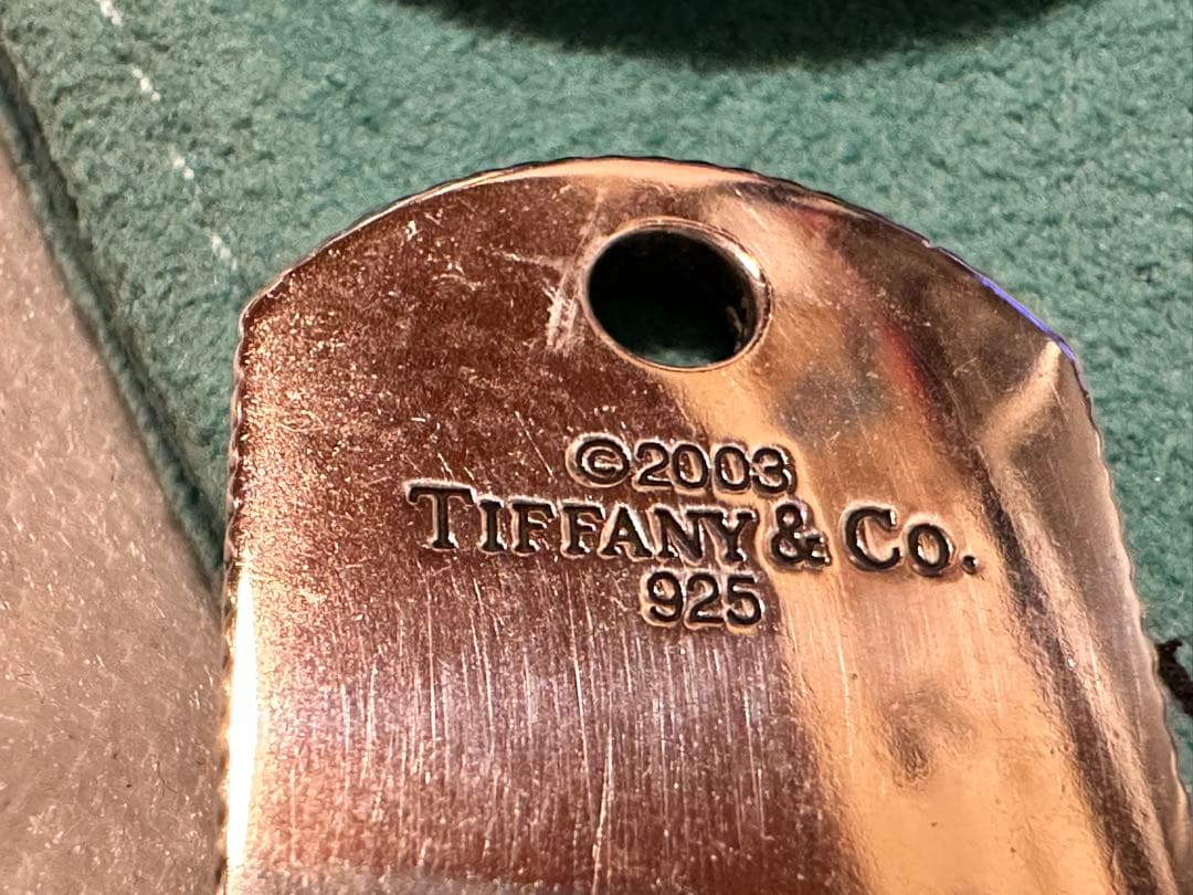 【レア】TIFFANY ティファニー シルバー 925 ドックタグ