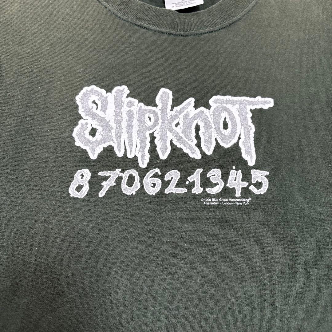 【1999年当時物】Slipknot ヴィンテージTシャツ XL ブルーグレープ
