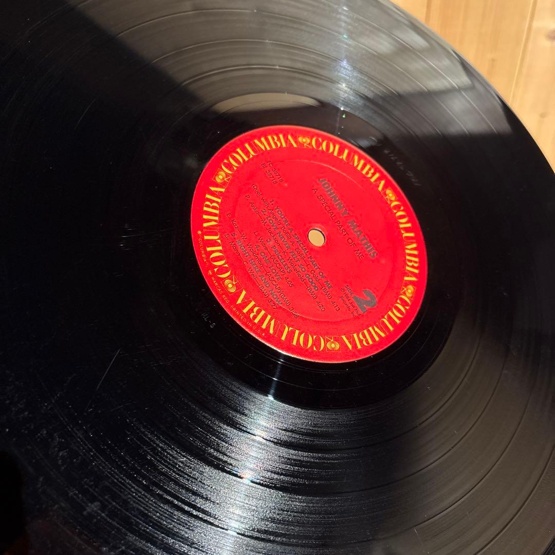 [レコード] Johnny Mathis Special Part of Me