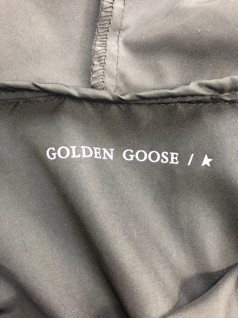 美品 GOLDEN  「LAB」 BLACK ナイロンコート