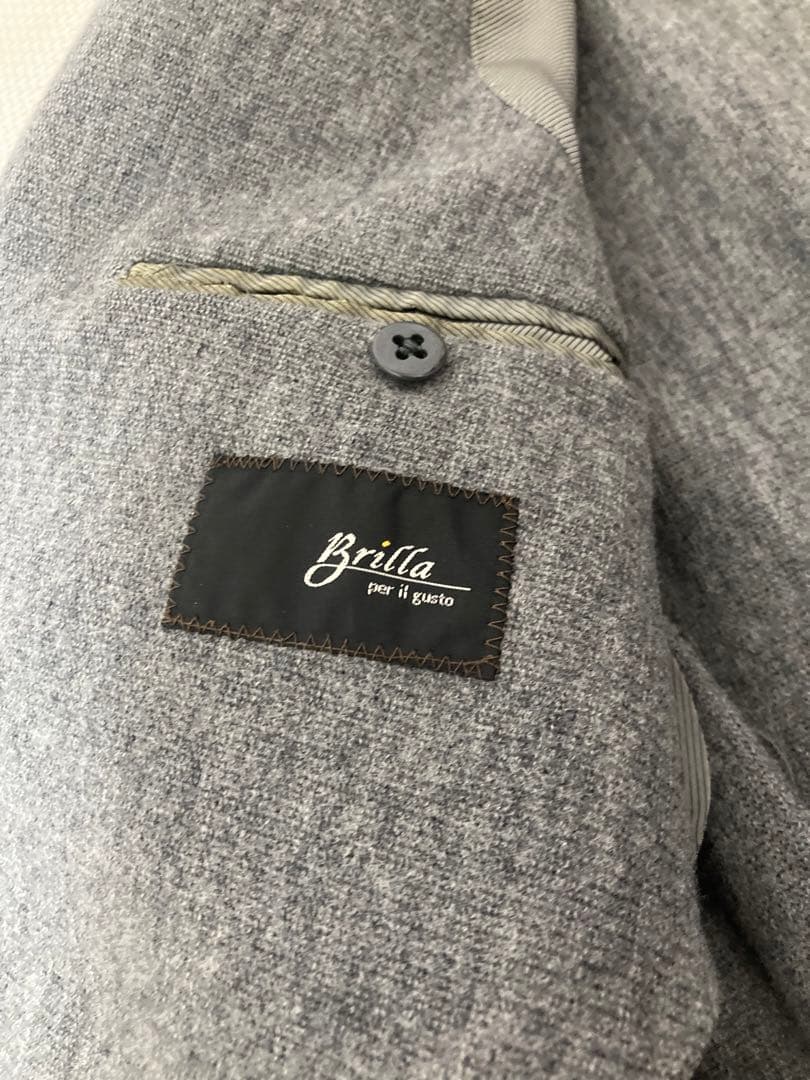 BEAMS Brilla per il gusto ジャケット　グレー　無地