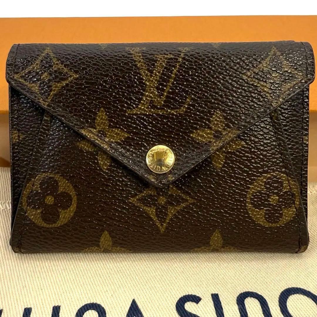 【美品】ルイヴィトン ポルトフォイユ オリガミ コンパクト 折り財布 モノグラム