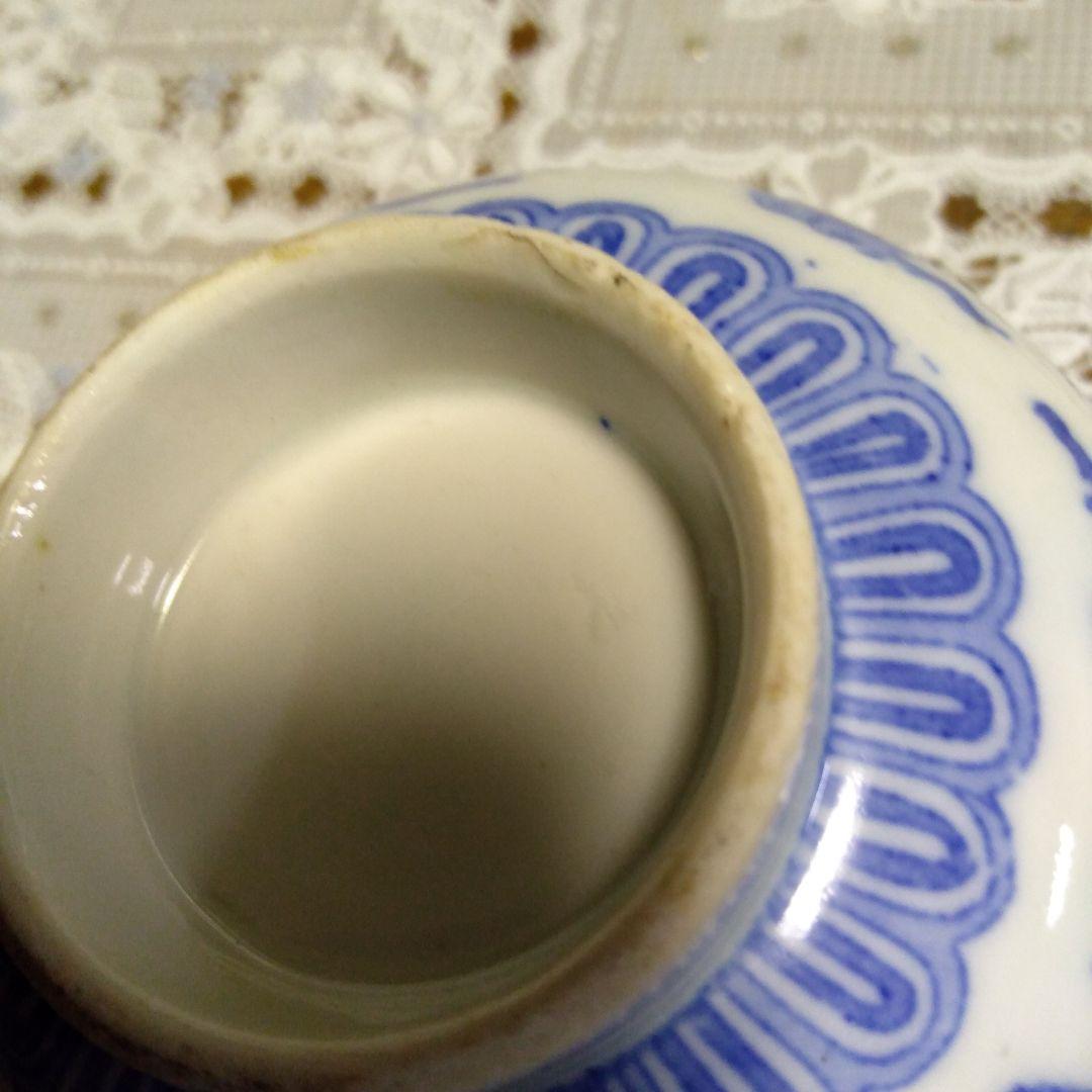 古伊万里　蓋付き椀　5客