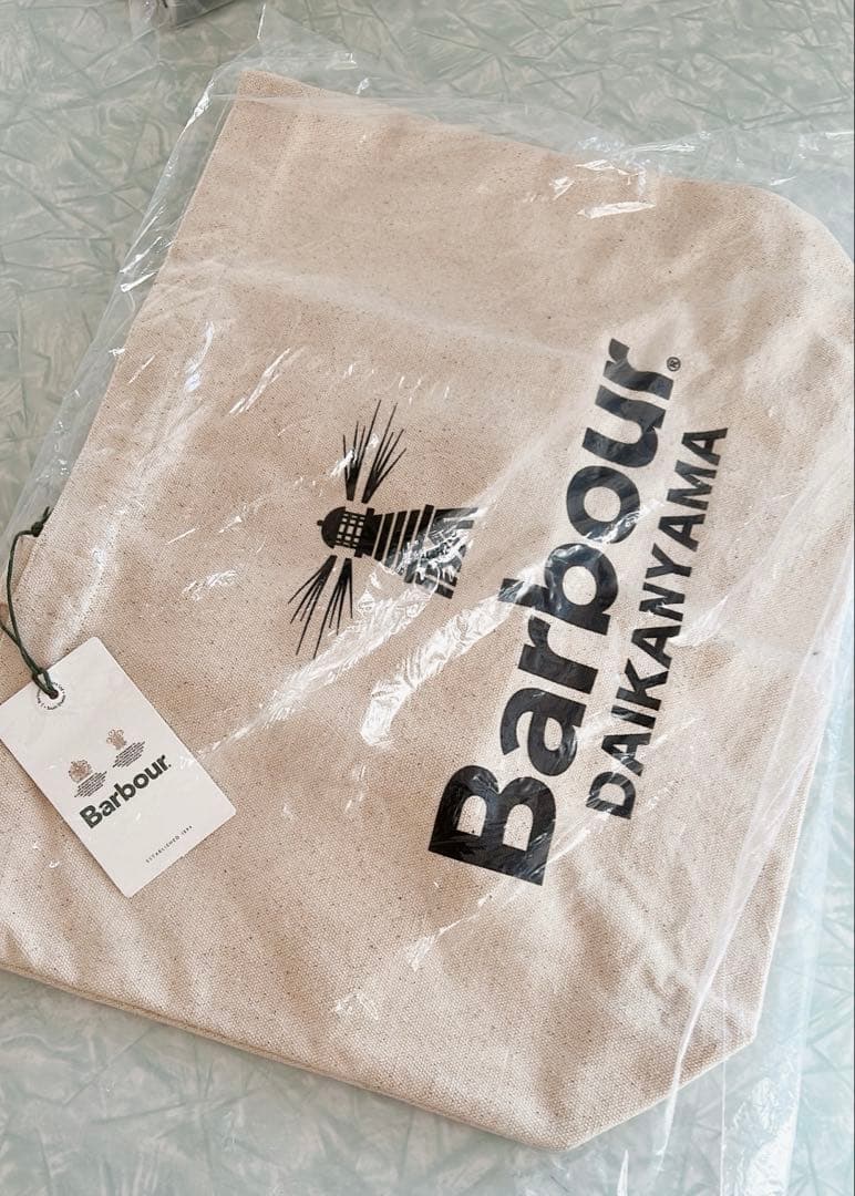 Barbour バブアー 代官山店ノベルティエプロントートバッグハンカチセット