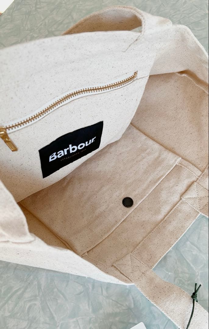 Barbour バブアー 代官山店ノベルティエプロントートバッグハンカチセット