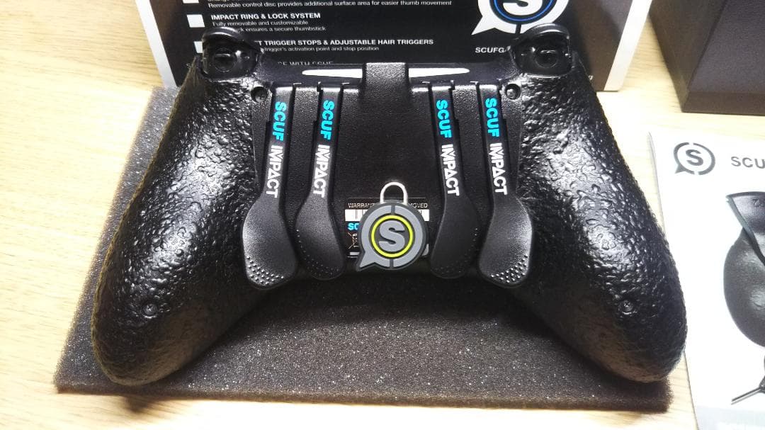 SCUF IMPACT スカフ インパクト 黒 グリップ&トリガーシステム搭載