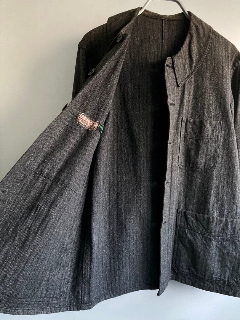 ジャケット・アウター 40s French Vintage \"Chambray Stripe\" JKT