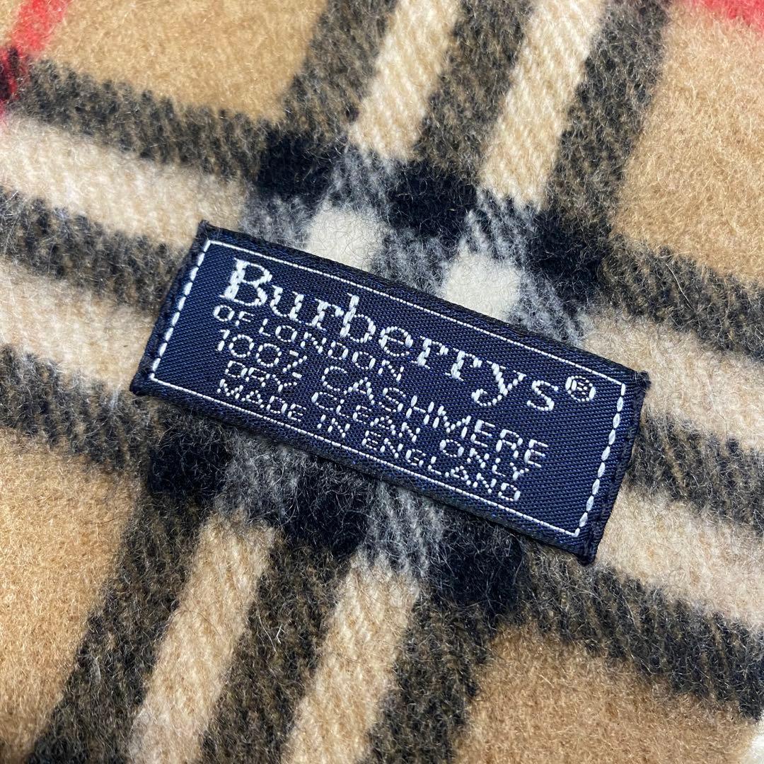Burberrys バーバリー　ノバチェック　カシミア100% マフラー　英国製