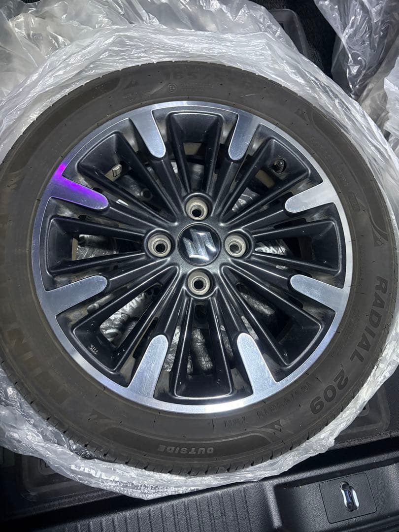 Yajima ②MK53S 15インチ純正ホイール4本セット