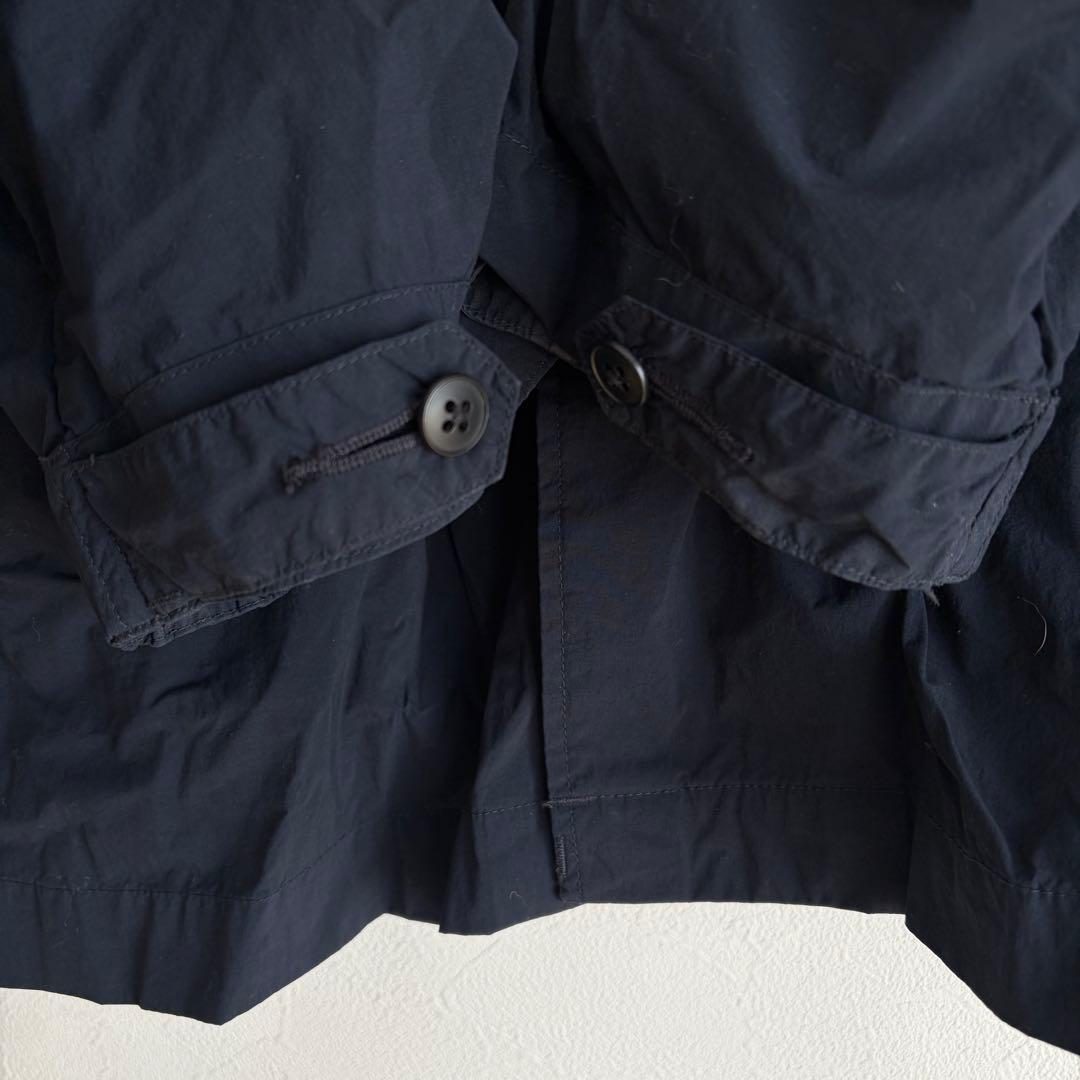 ATON AIR VENTILE SHORT MODS COAT 04 ネイビー