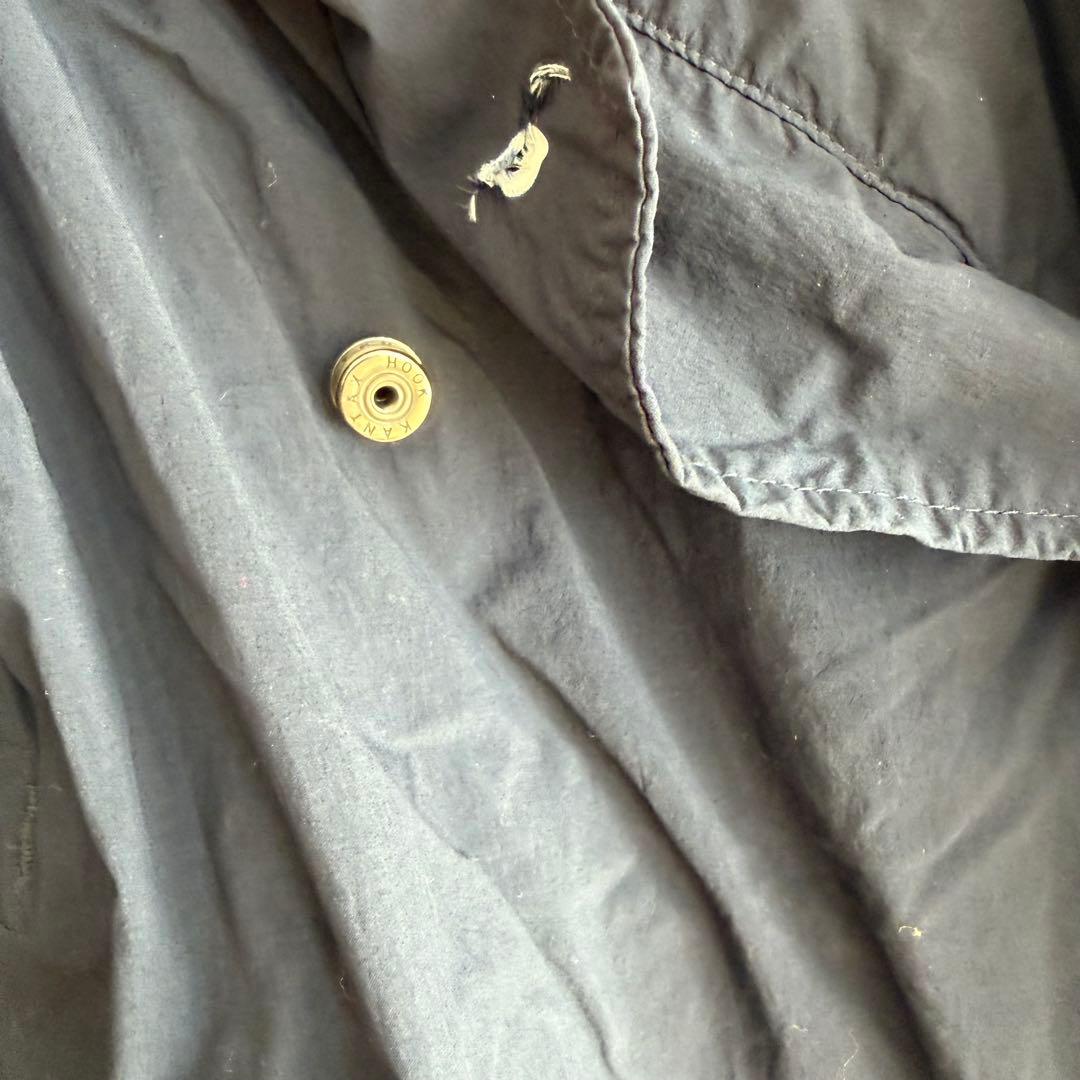 ATON AIR VENTILE SHORT MODS COAT 04 ネイビー