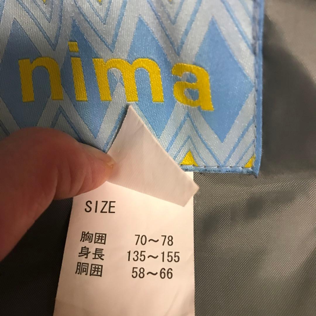 nima 子供用スキーウェア 明るいレモンイエローサイズ：135〜155